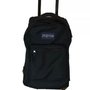 JanSport wheeled rolling backpack THE9 Black